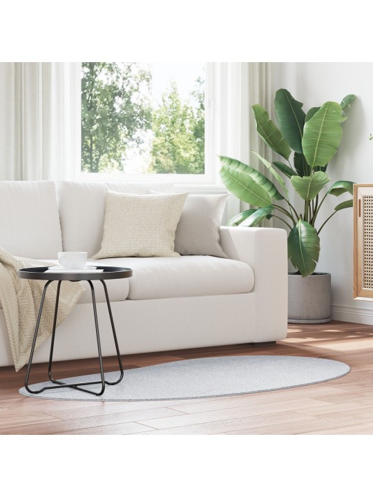 Aluematto harmaa 80x150 cm polyesteri liukumaton