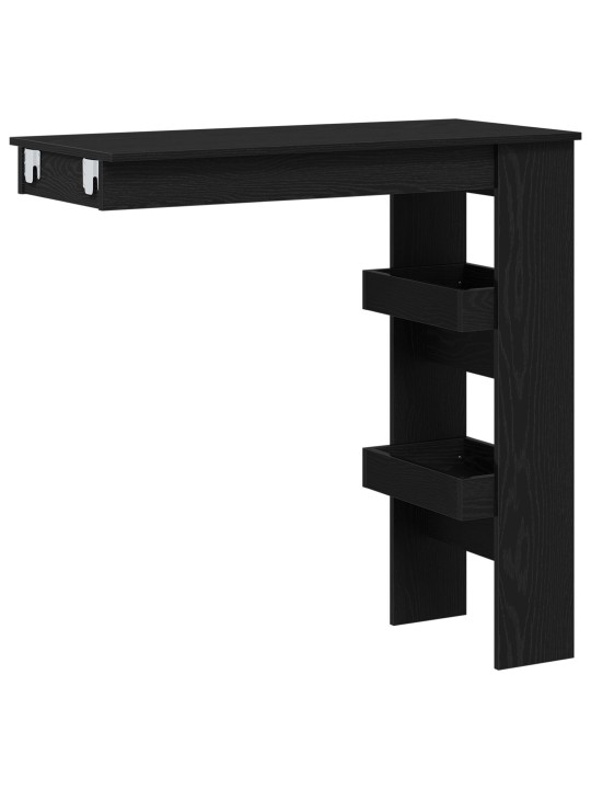 Baaripöytä - Musta Tammi - 102x55x103.5 cm - Valmistettu Teknillisestä Puusta