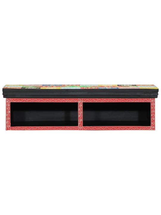 Tv-kaappi seinälle monivärinen 80x30x22 cm teollinen puu