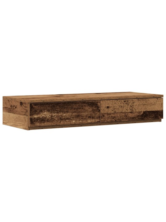 Sängyn laatikoita vanhasta puusta 90x36,5x16,5 cm tekninen puu