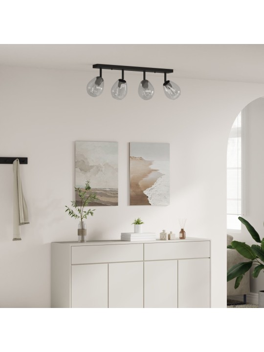Kattovalaisin säädettävällä lasivarjostimella anthracite e27