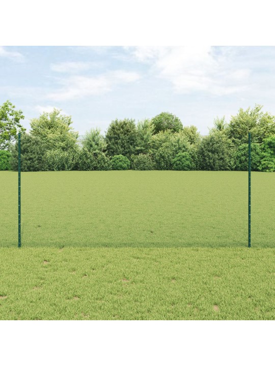 Aitapylväät 11 kpl u-kanava vihreä 120 cm teräs