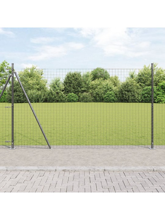 Aidan pylväät peruspohjilla 52 kpl ø32mm 83,5cm galvanoitua terästä