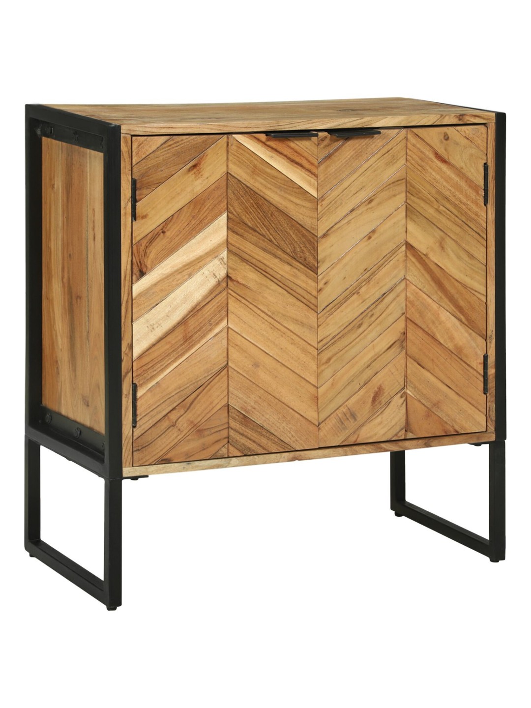 Sivupöytä 70x35x75 cm massiivipuu akaasiapuu