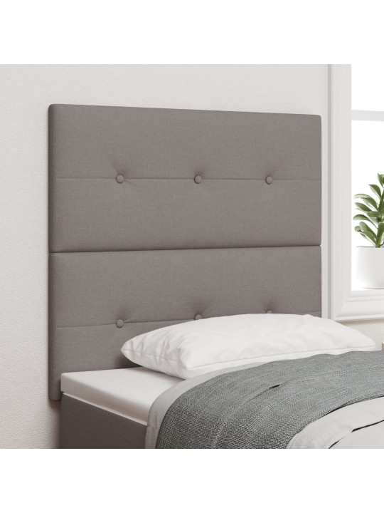 Pääty napitettu taupe 100 cm kangas