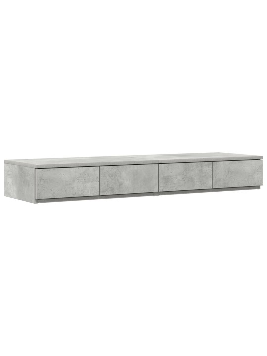 Yöpöytä betoni harmaa 120x36.5x16.5 cm