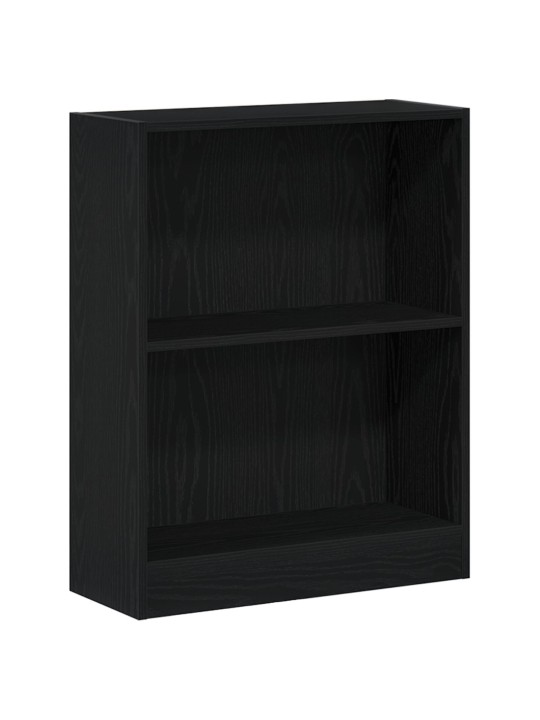 Kirjahylly musta 60x24x76 cm tekninen puu