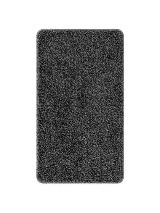 Kylpymatto suorakaiteen muotoinen tumma harmaa 70x120 cm polypropeeni liukumaton