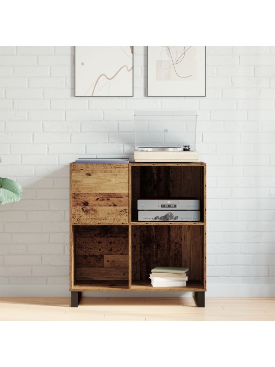 Record cabinet artisan oak 84,5x38x89 cm tekninen puu