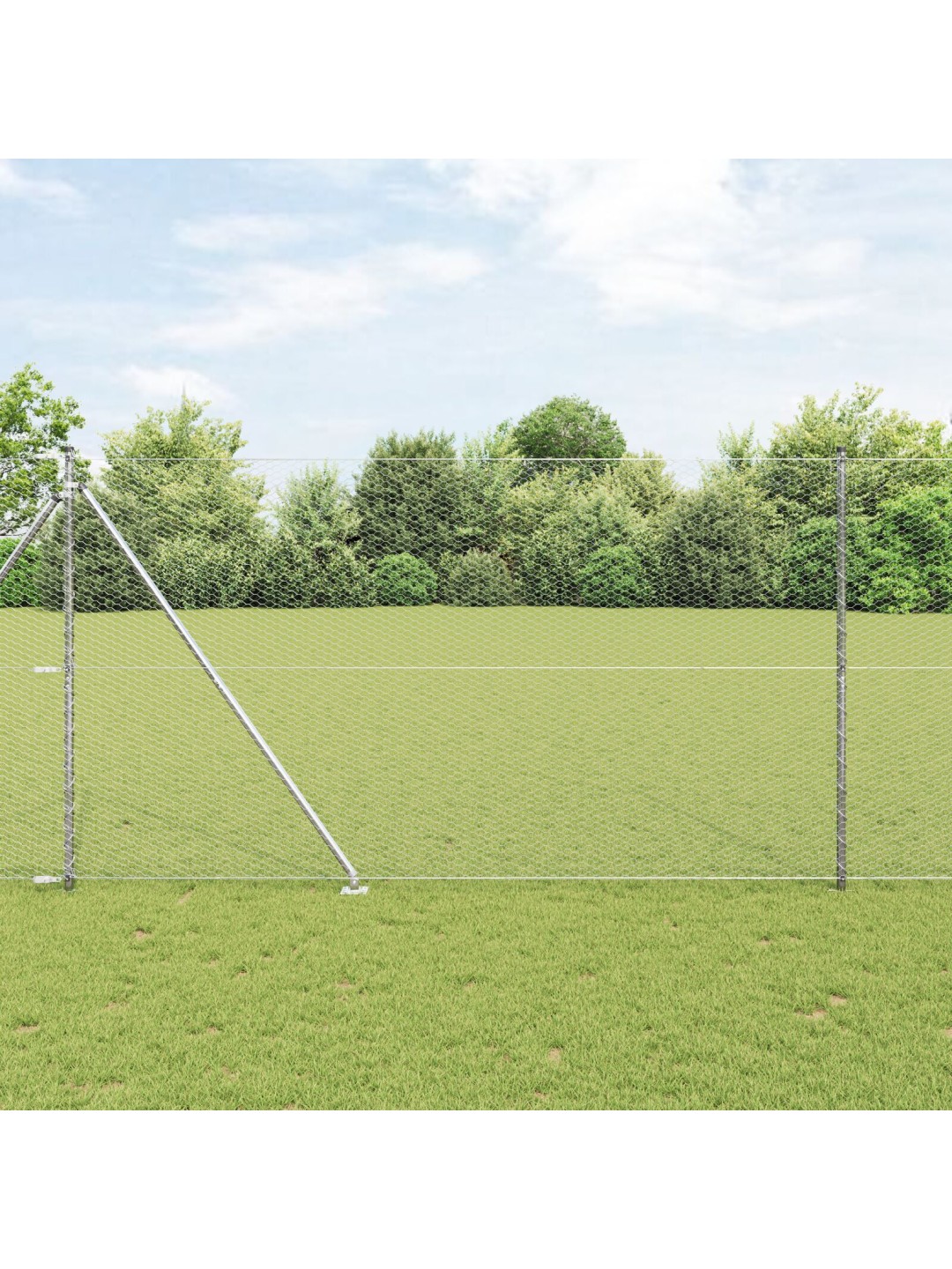 Aitaus setti 2 kappaletta galvanoitu teräs 25 x 1,5 m kestävä
