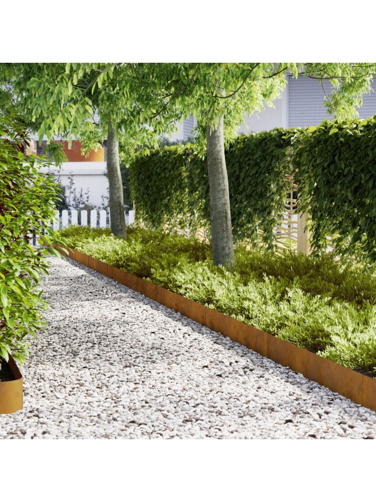 :n nurmivärjät 20 kpl 100x0.5x20 cm säänkestävä teräs