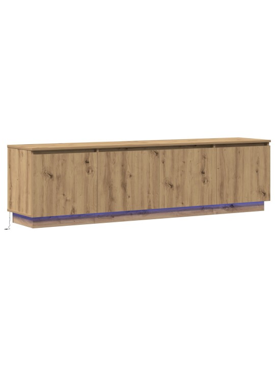 Tv-kaappi led artisan tammi 180x38x49 cm tekninen puu
