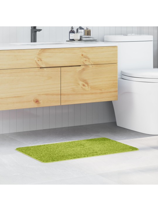Kylpymatto suorakaiteen muotoinen vihreä 50x80 cm polypropeeni liukumaton