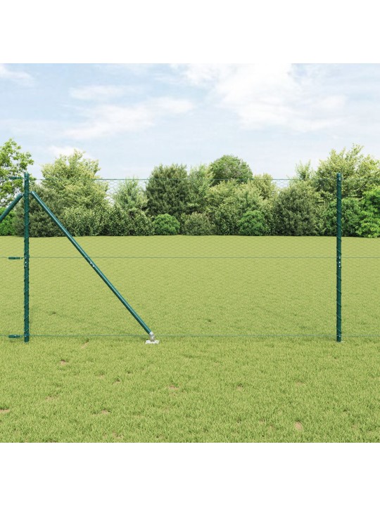 Kuusikulma-aita vihreä 1.2x50 m teräs
