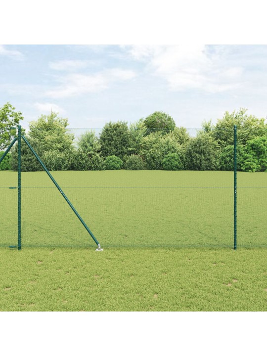 Kuusikulmainen aita vihreä 1,6x25 m teräs