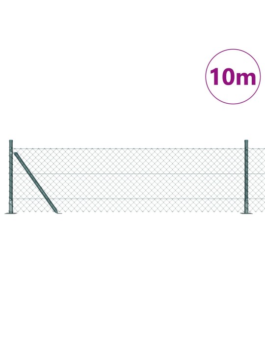 Ketjuaida 7 flangeless palkkia 0.4x10 m galvanoitu teräs