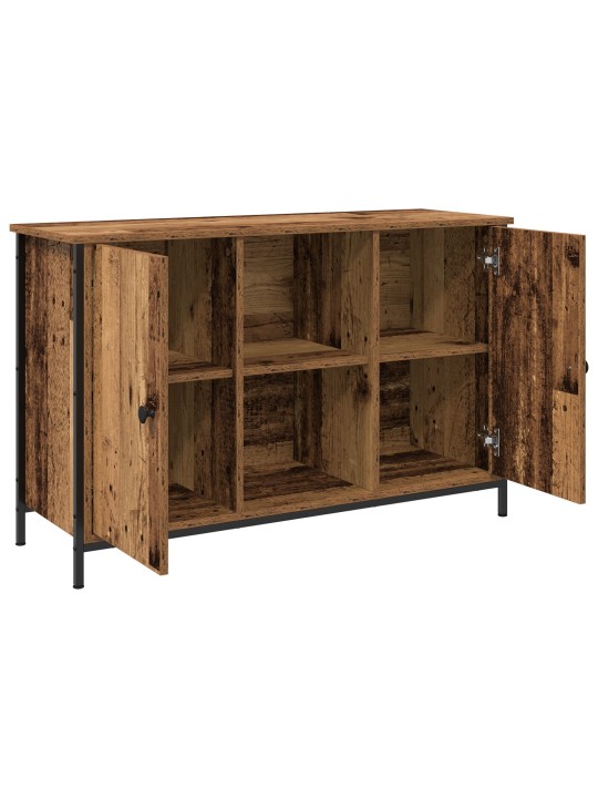 Tv kaappi artisan tammi 101x35x65 cm koneellisesti käsitelty puu ja teräs