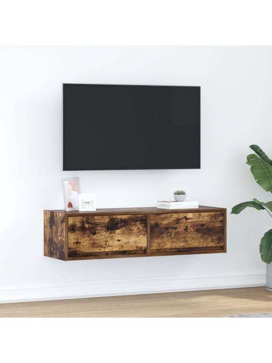 Tv kaappi savupuu 100x31x25,5 cm tekninen puu