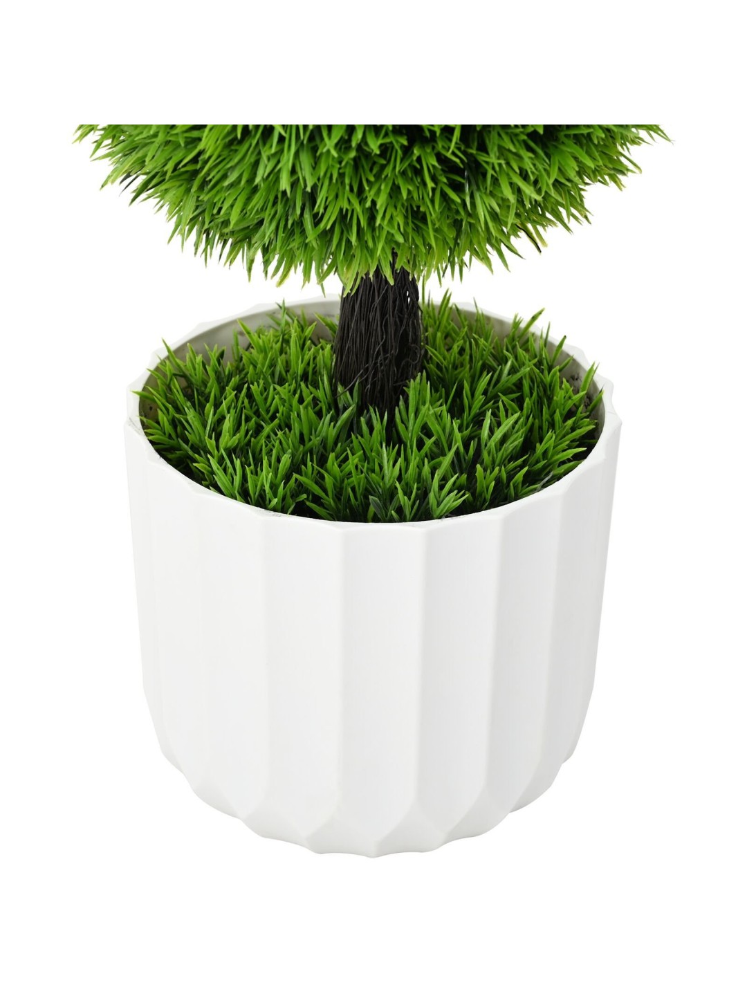 Keinokasvi topiary männystä ruukussa 24x90 cm vihreä