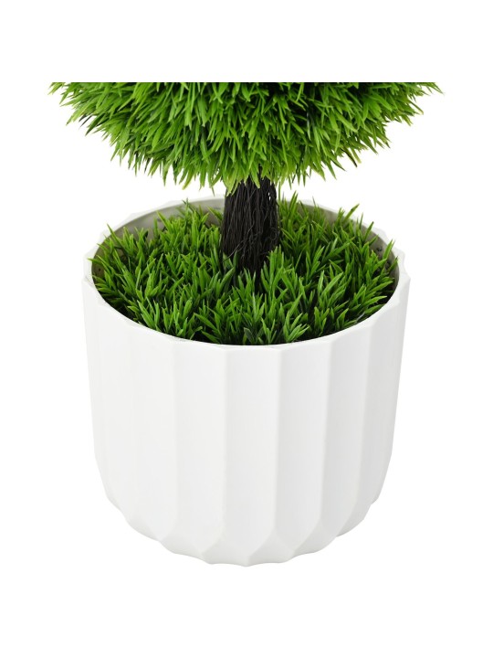 Keinokasvi topiary männystä ruukussa 24x90 cm vihreä
