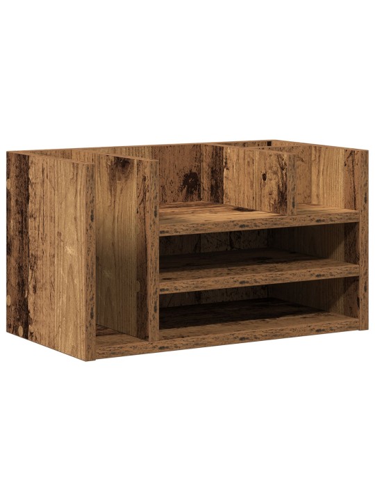 Työpöydän järjestäjä old wood 44.5x24x25 cm tekninen puu