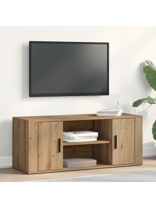 Tv-taso artisan tammi 100x35x40 cm tekokuitu