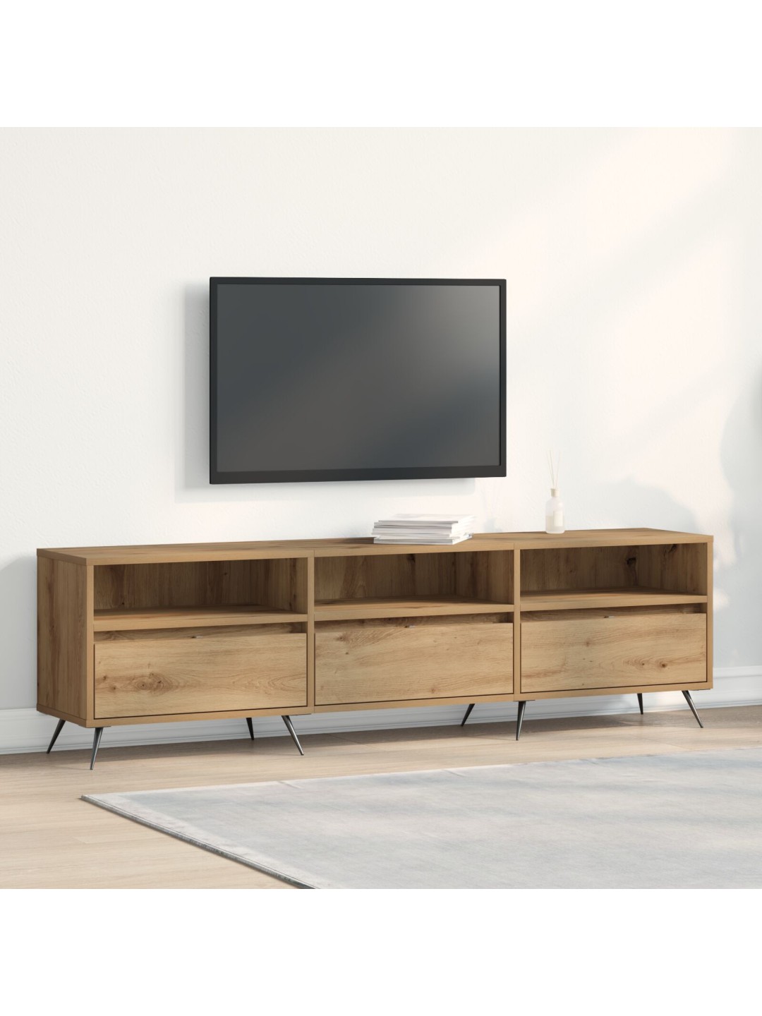 Tv-taso artisan tammi 150x30x44,5 cm tekninen puu