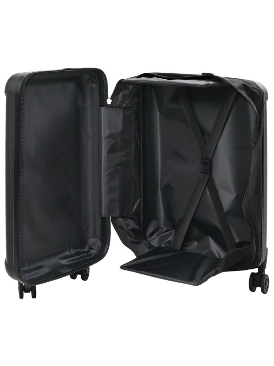 Kokoontaitettava matkalaukku 24'musta 43x27x66 cm abs