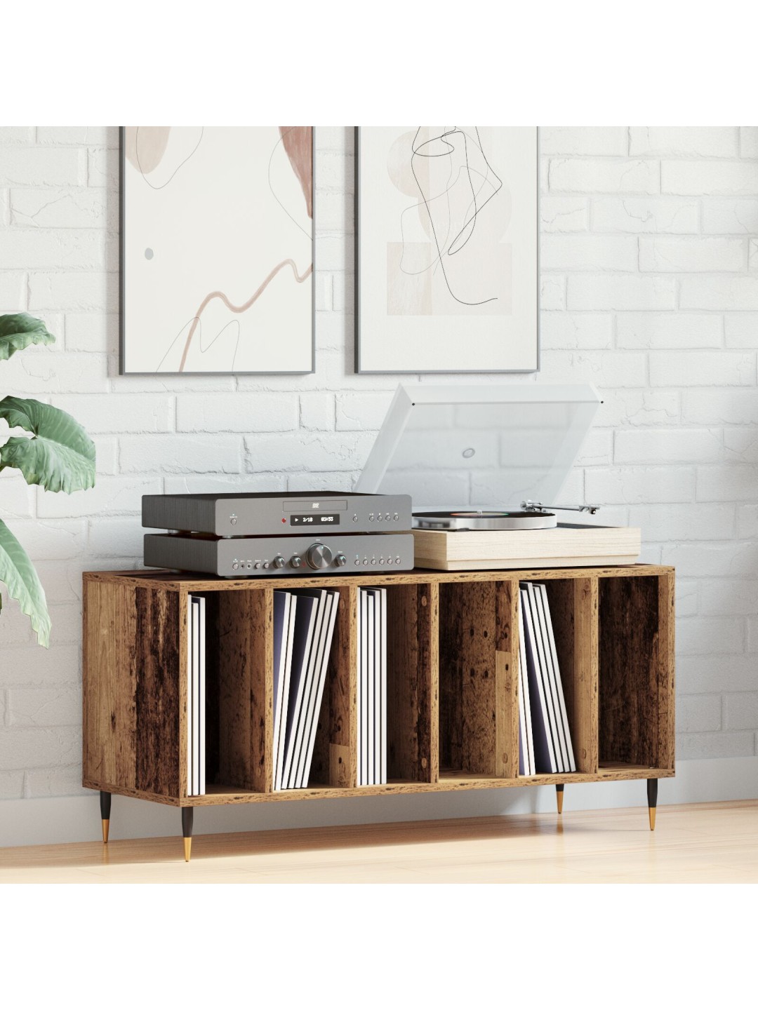Levytaso artisan oak 100x38x48 cm tekninen puu