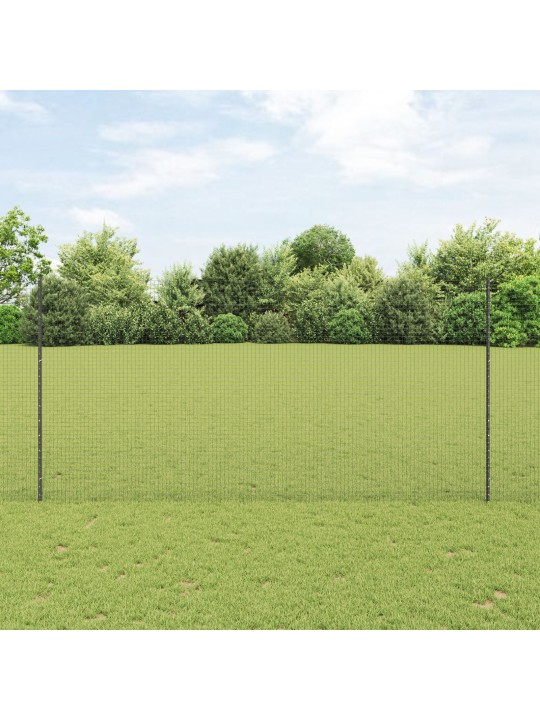 Hitsattu langatukiväli 22 u-pylväs harmaa 1,5x25 m teräs