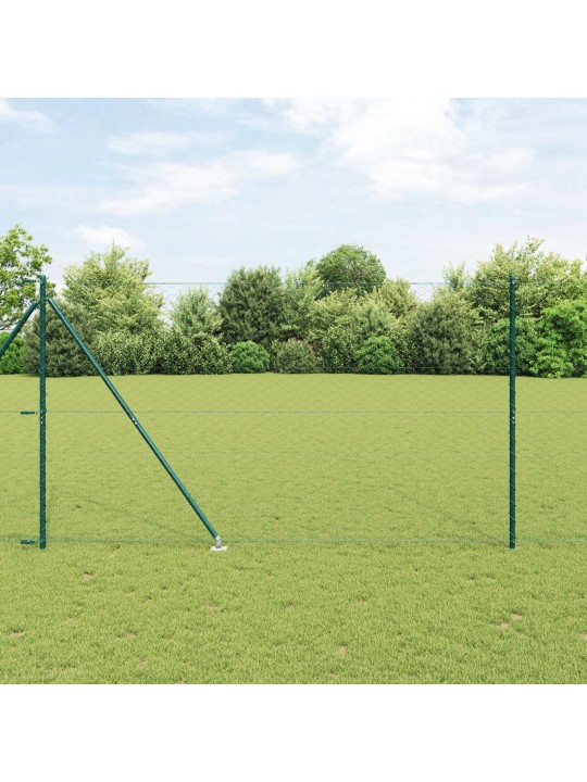 Aidan setti 2 kappaletta vihreä metalli 25 x 1.5 m kestävä