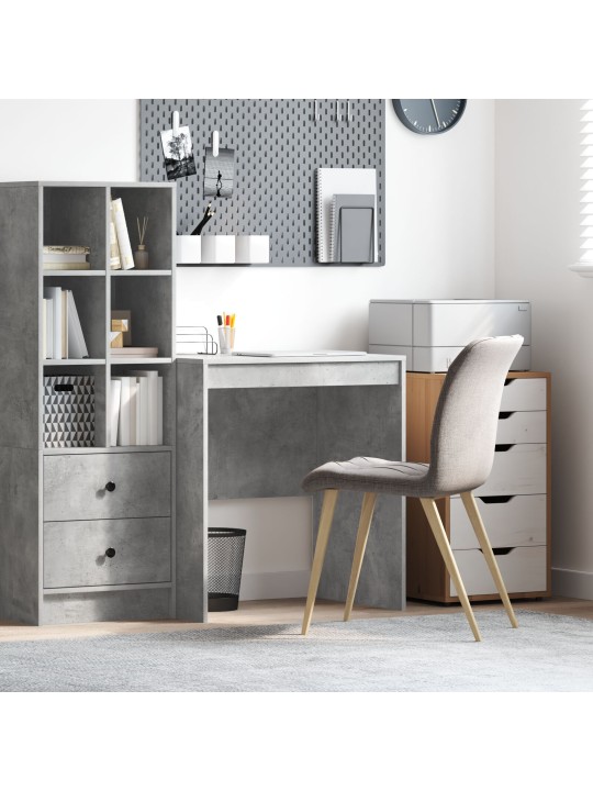 Kirjoituspöytä betoni harmaa mdf betonipinnalla 70 x 50 x 76 cm