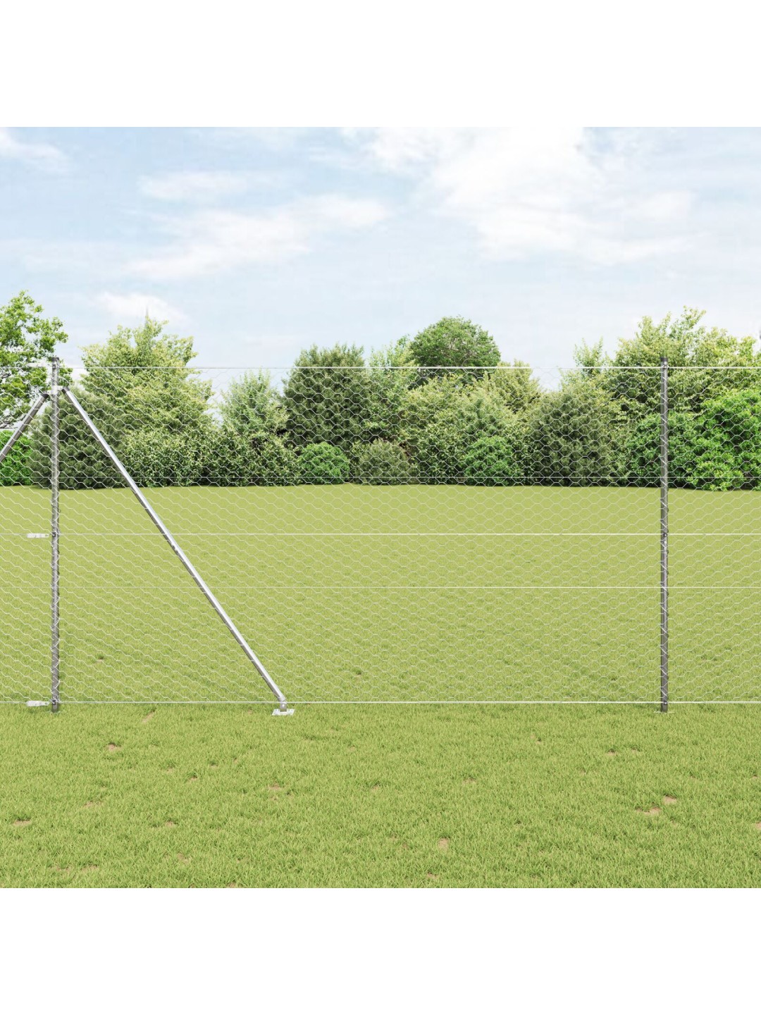 Aitaus setti 2 kappaletta galvanoitu teräs 25 x 1.5 m kestävä