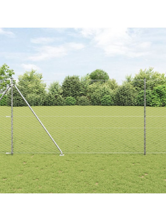 Aitaus setti 2 kappaletta galvanoitu teräs 25 x 1.5 m kestävä