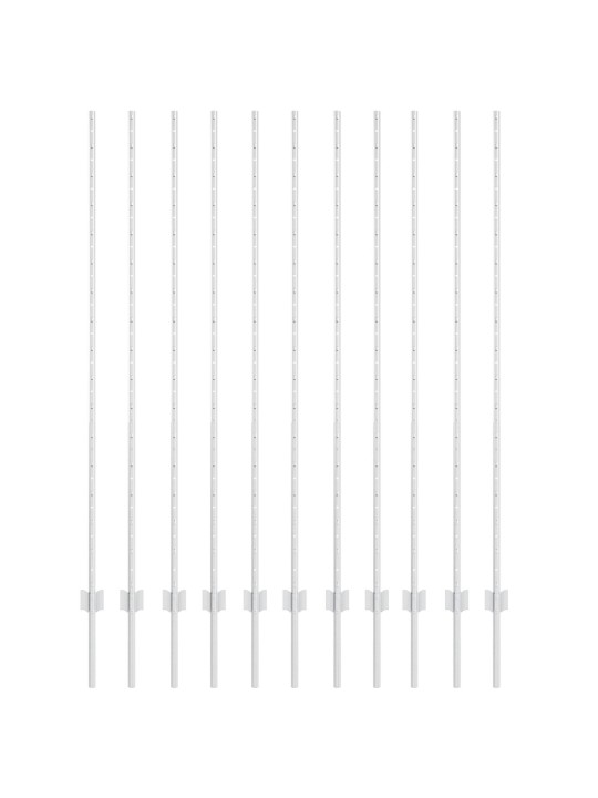 Aitopostit 22 kpl u-kanava 160 cm kuumasinkitty teräs