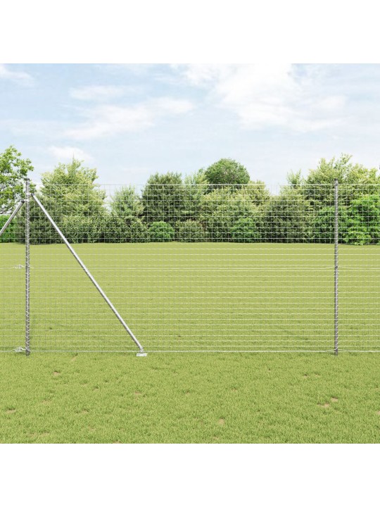 Aitapostit teräksiset 7 kpl ø32 mm 180 cm galvanoitu
