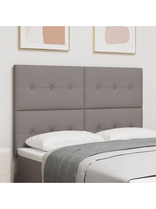 Pääty nappituunattu taupe 140 cm kangas