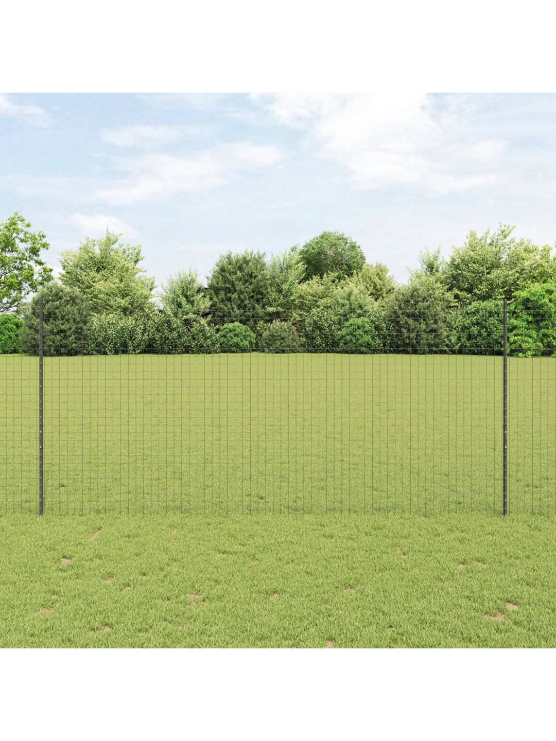 Aitapylväät 10 kpl u-kanava harmaa 140 cm teräs