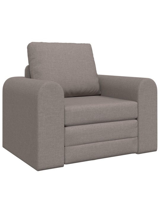 Floor sofa bed 2-in-1 taupe 98x71x83 cm kangas