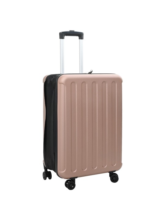 Käännettävä kova kuorimallinen matkalaukku 24'' rose gold 43x27x66 cm abs