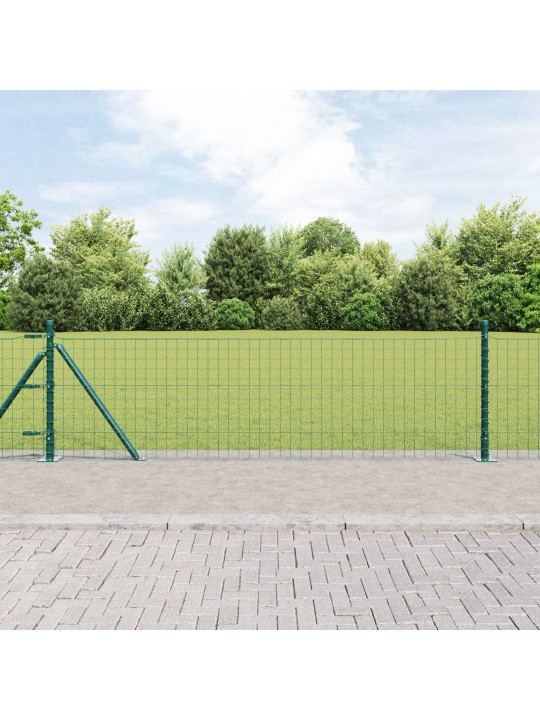 Aidan pylväät jalustalla 52 kpl ø32mm 50cm galvanoitua terästä