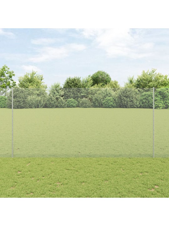 Puutarha-aita 2 kpl galvanoitu teräs 25 x 1,5 m kestävä