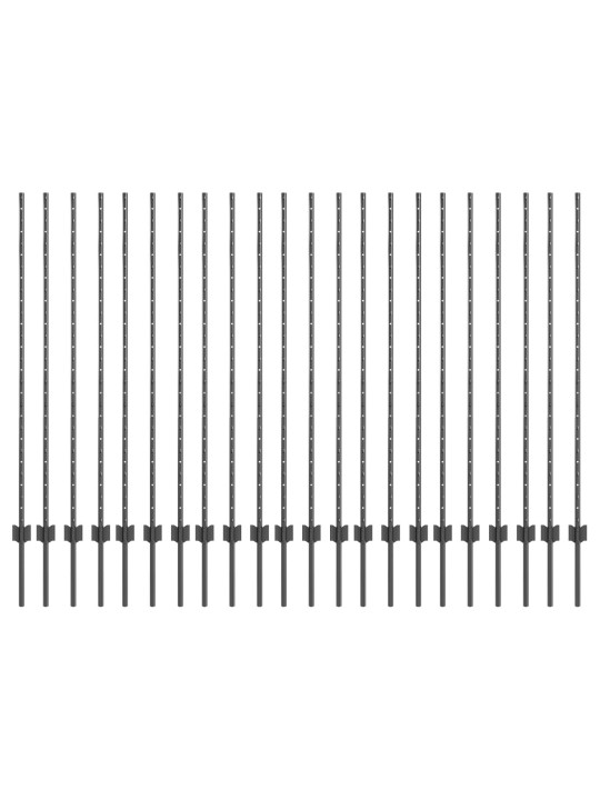 Aitaruuvit 44 kpl u-kanava harmaa 180 cm teräs