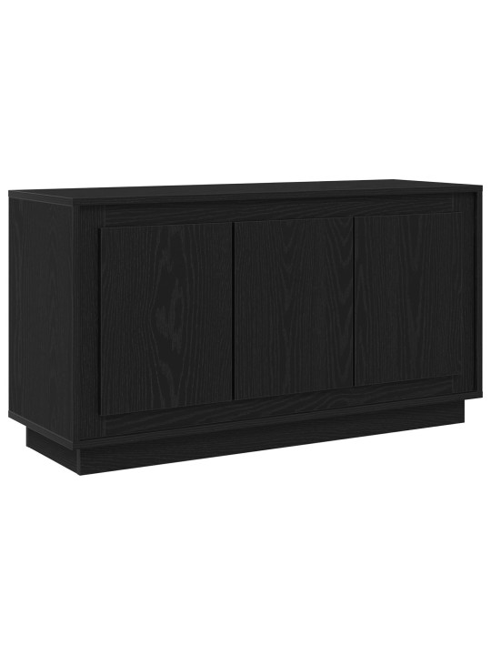 Komero musta tammi 102x35x55 cm teknisesti puu
