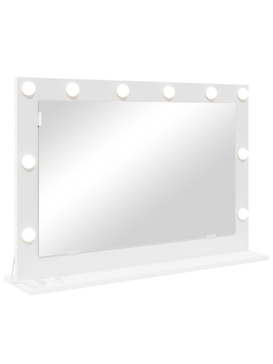 Peili led-valoilla valkoinen 80x55x18 cm
