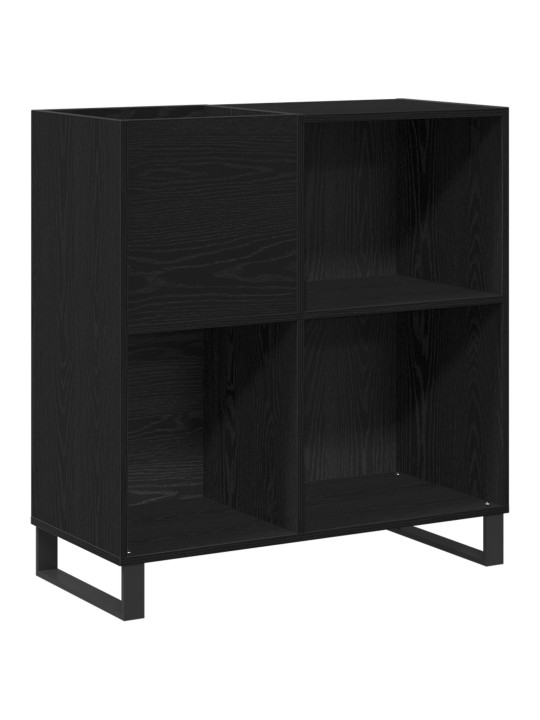 Levyteline musta tammi 84.5x38x90 cm tekninen puu