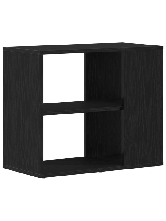 Sivupöytä musta tammi 60x30x50 cm tekninen puu