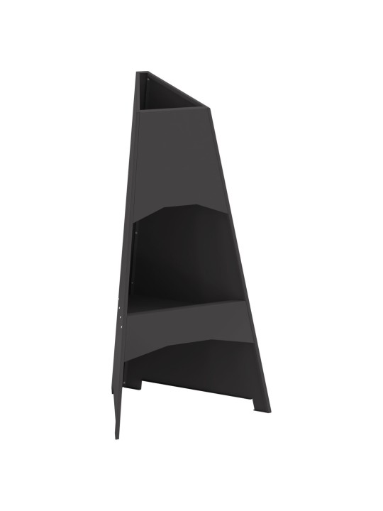 Tulipesä pyramidimallinen musta 50x45x95 cm teräs