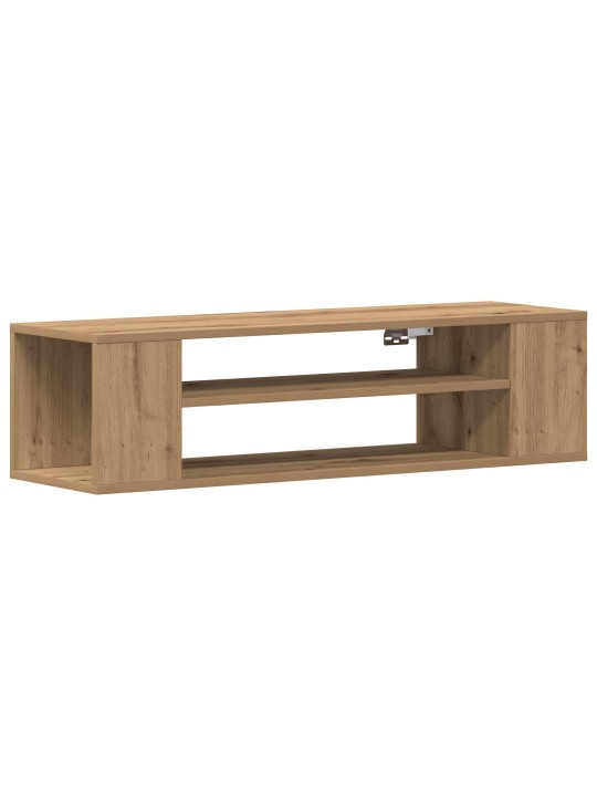 Seinälle kiinnitettävä tv-kaappi artisan tammi 100x30x26,5 cm tekninen puu