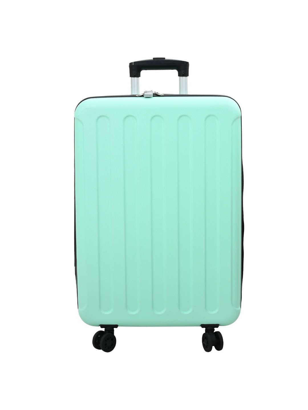 Käsitaitettavasta kovakuorisesta matkalaukusta 24'' mintunvihreä 43x27x66 cm abs